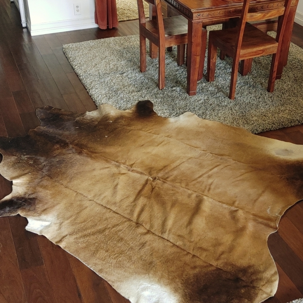 Authentic cowhide rug